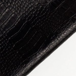 High quality ecological leather, black colour