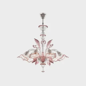 Italian blown glass chandelier