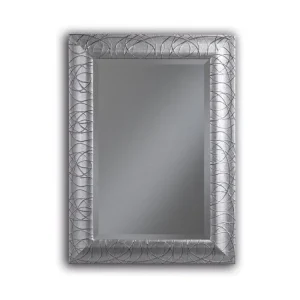Mirror with solid wood and wood pulp frame, cm. 180xh.70
